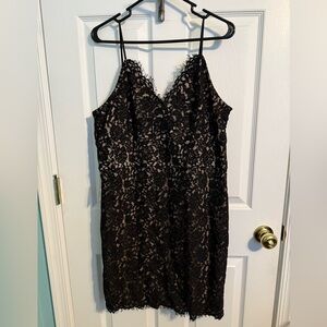 Express Black Lace Dress Size XL NWT